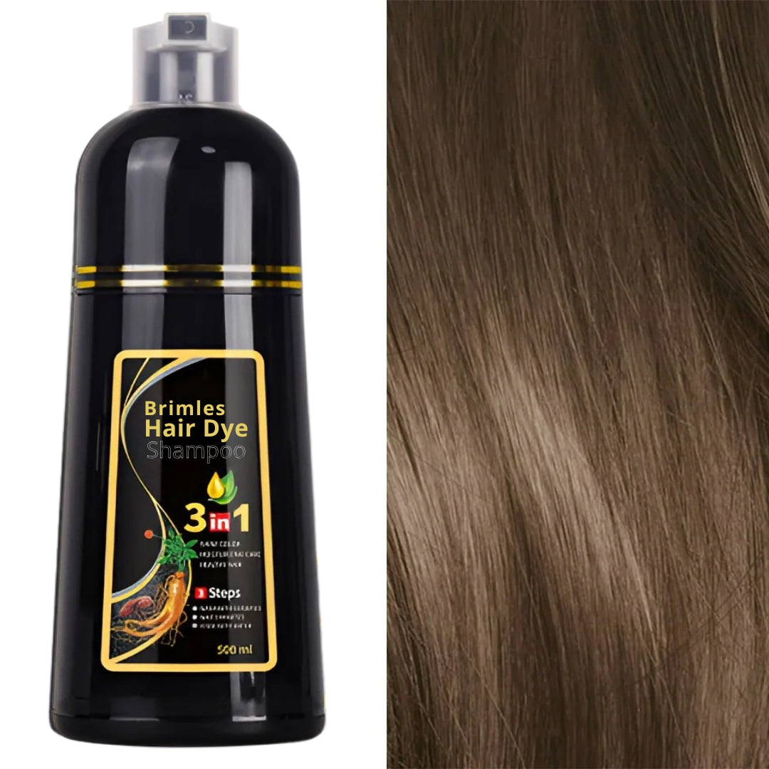 (COMPRE 1 E LEVE 2) Shampoo Brimless Natural 3 em 1 - Cabelos Pretos Intensos em Apenas 5 Minutos