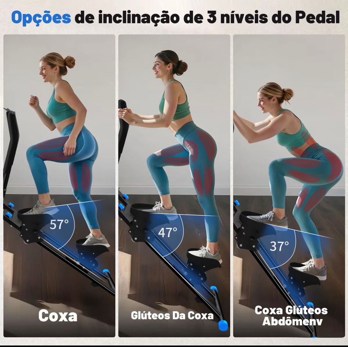 🔥QUEIMA DE ESTOQUE! Simulador De escada e Caminhada para casa Dobrável suporta até 200KG!