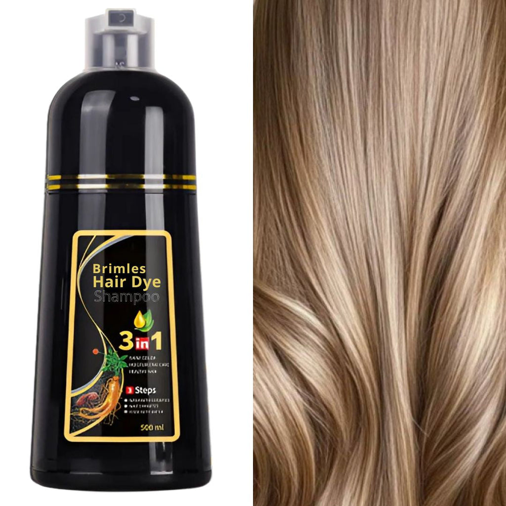 (COMPRE 1 E LEVE 2) Shampoo Brimless Natural 3 em 1 - Cabelos Pretos Intensos em Apenas 5 Minutos