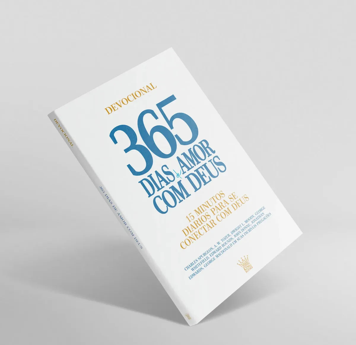 Livro Devocional 365 Dias De Amor Com Deus Edição 1 Português 2024 King Books