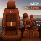 KIT CAPA BANCO DE CARRO COMPLETO EM COURO LEGÍTICO ITALIANO +BRINDE: KIT TAPETE COMPLETO (SERVE EM TODOS OS CARROS)