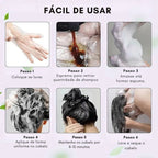 (COMPRE 1 E LEVE 2) Shampoo Brimless Natural 3 em 1 - Cabelos Pretos Intensos em Apenas 5 Minutos