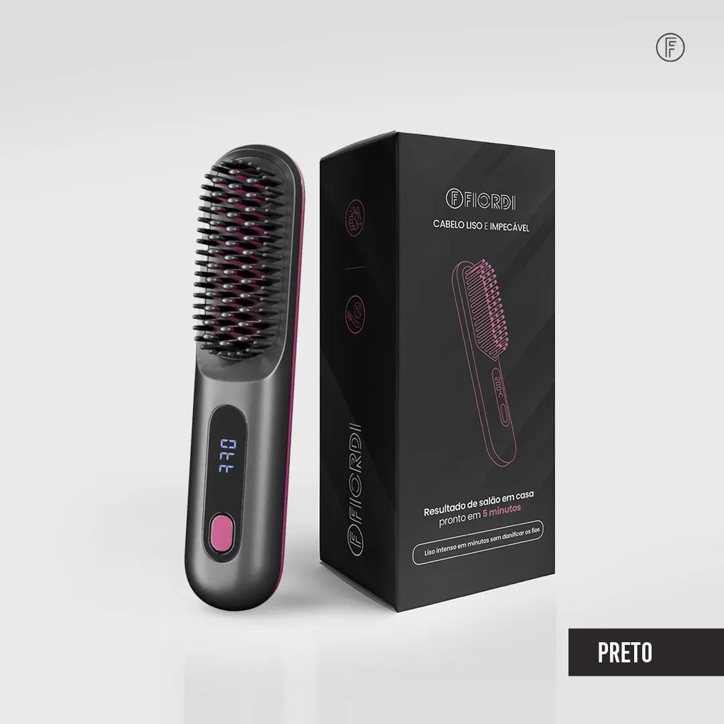 Escova Alisadora Portátil - BeautyMax Pro®