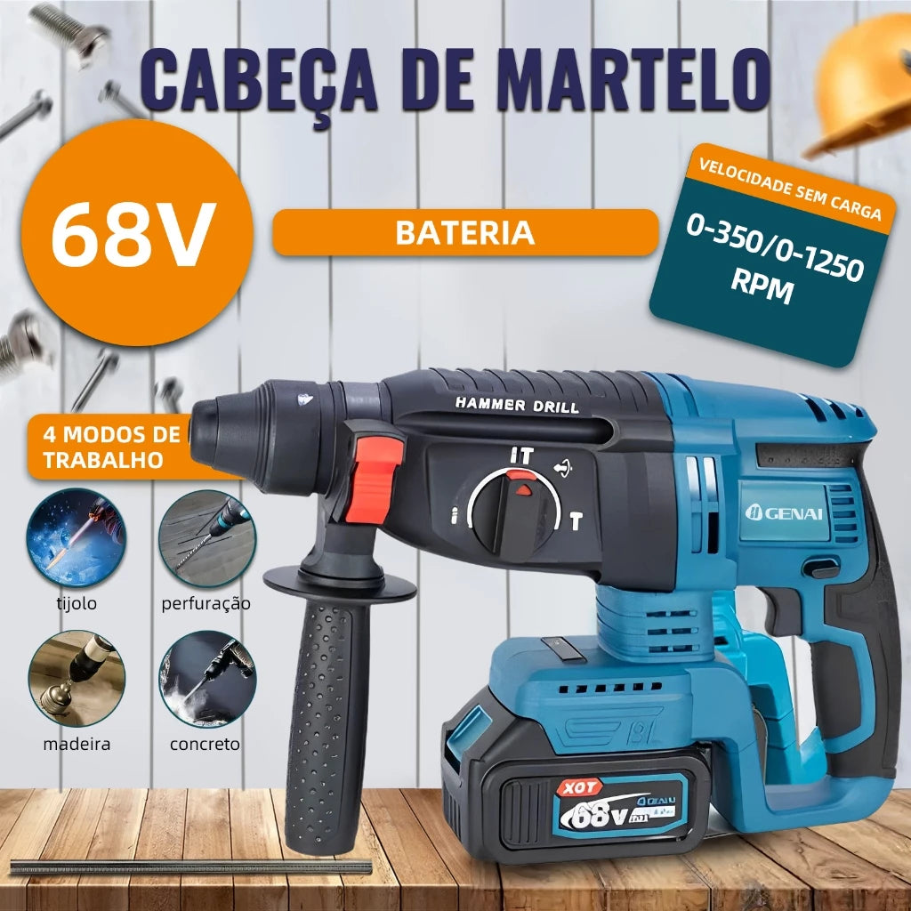 🔥【GENAI】🔥KIT DE FERRAMENTAS 4 em 1 + (MALETA DE BRINDE)