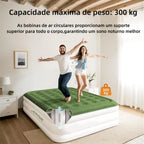 🔥 OFERTA DE FÁBRICA! Colchão Inflável Queen Casal Cama De Campanha Bomba Inflável Com Bateria De Lítio Integrada JOYFOX - Oferta limitada!🔥