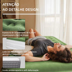 🔥 COMPRE 1, LEVE 2 🔥 Colchão Inflável Casal com Bomba Elétrica Recarregável + Travesseiro de Brinde 🎁
