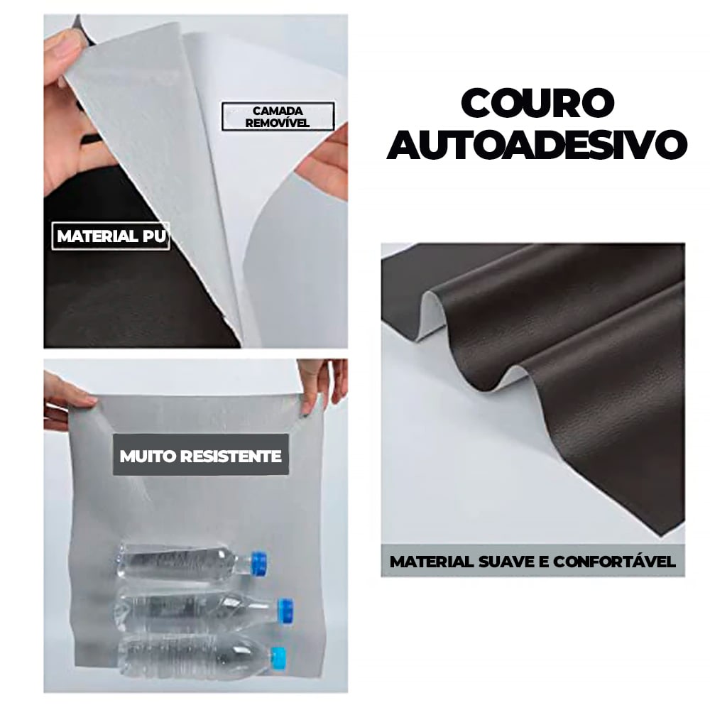 Adesivo de Couro Para Reparos ®ReparirMax